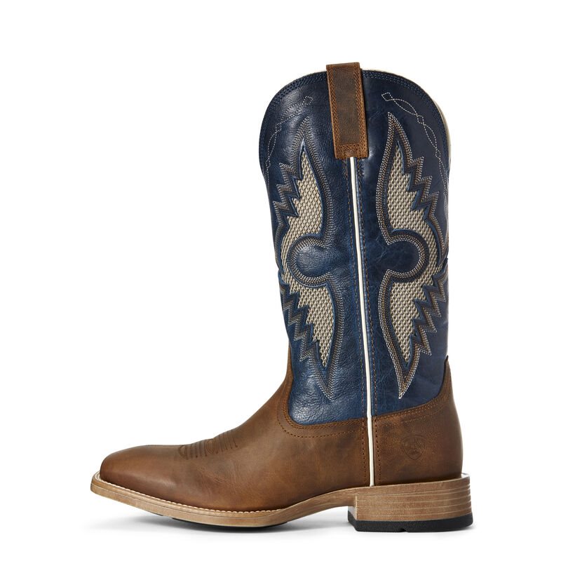 Ariat Solado VentTEK - Western Laarzen Bruin / Donkerblauw Heren - 18848-275